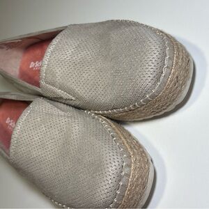 Dr. Scholl's Light Gray Espadrille Slip-Ons